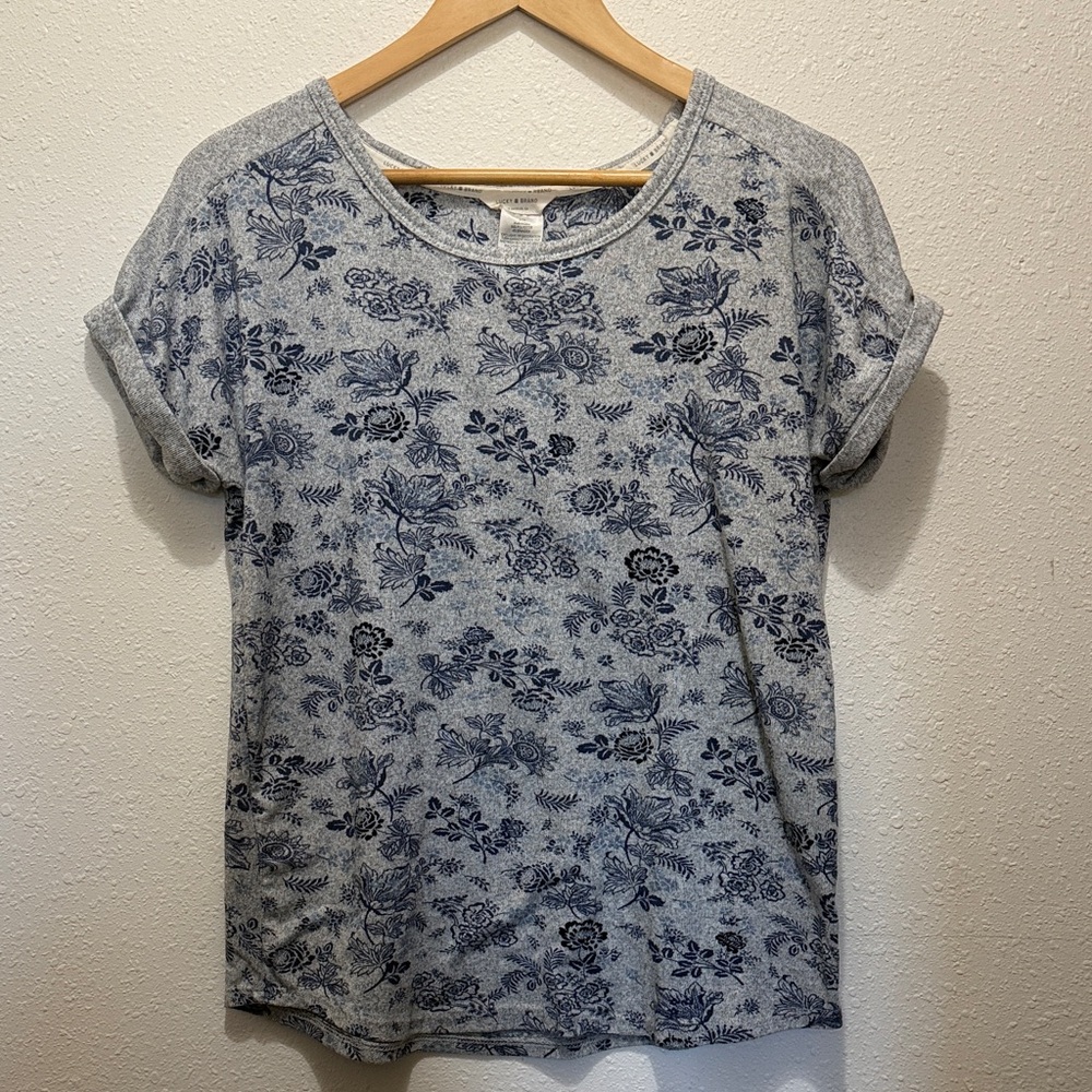Lucky Brand Short Sleeve Top, Size S